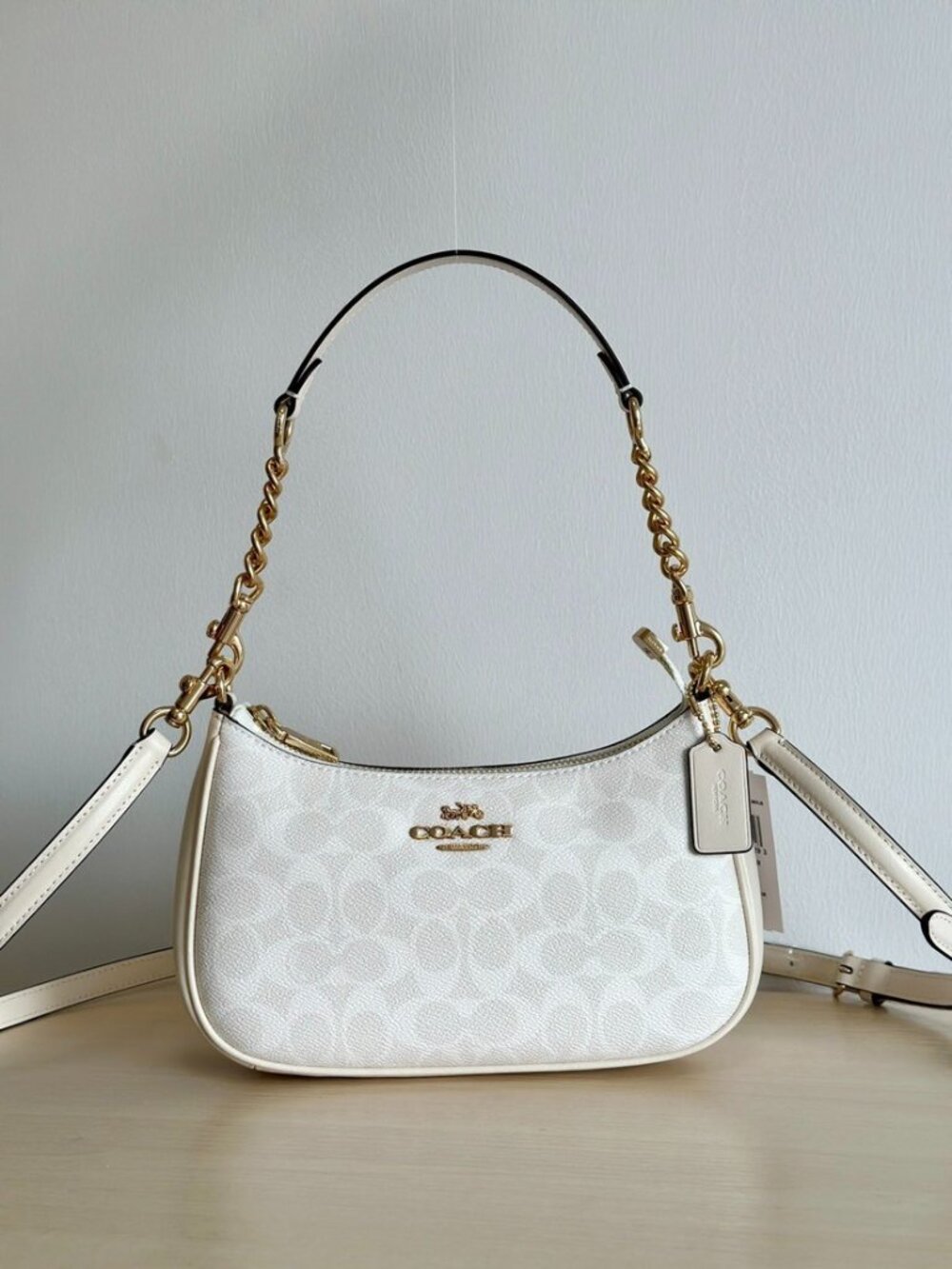 Coach Teri Shoulder Bag In Signature Canvas